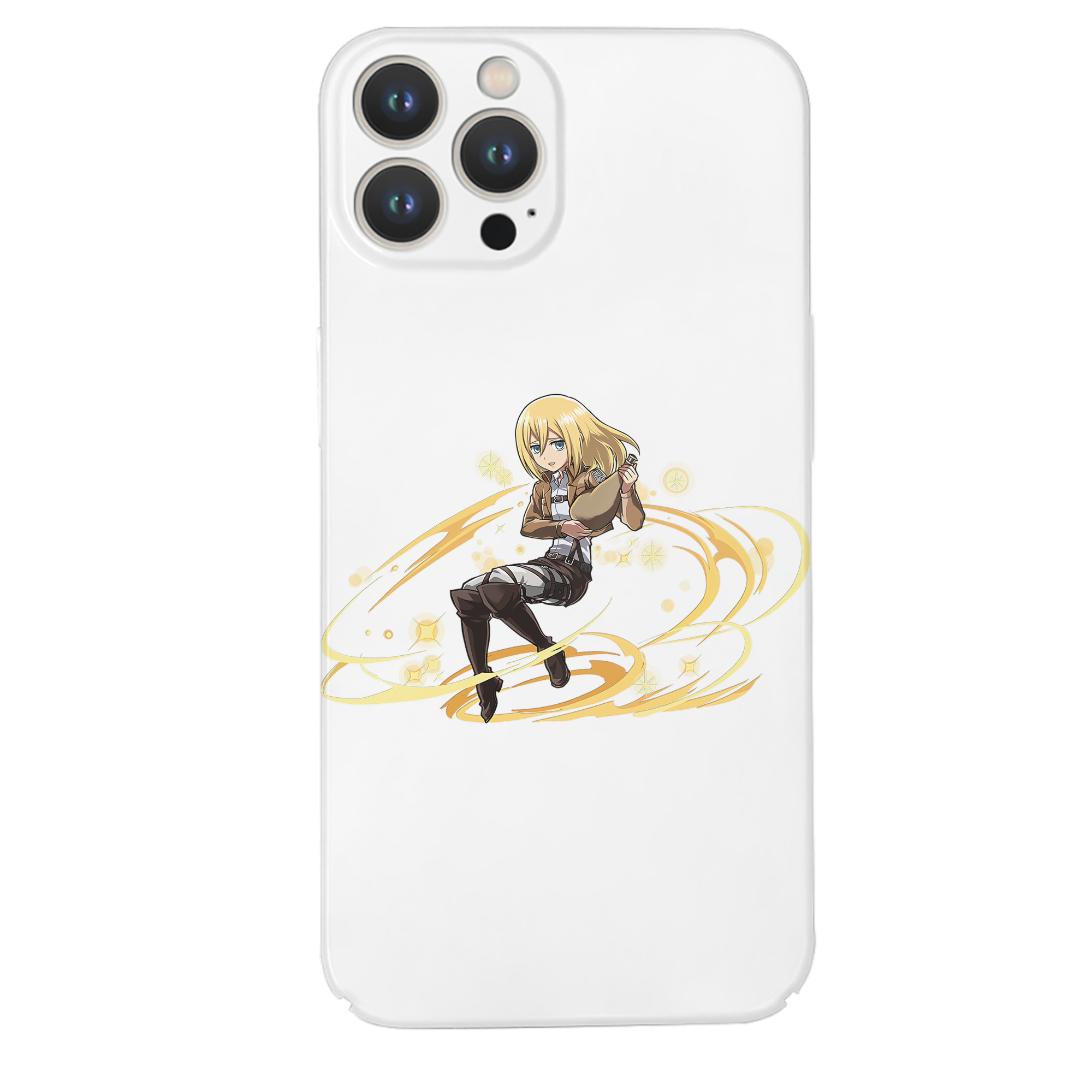 （画像用） 進撃の巨人 クリスタ·レンズ Attack on Titan Christa Lenz 【iPhone 14シリーズ対応】ハードケース